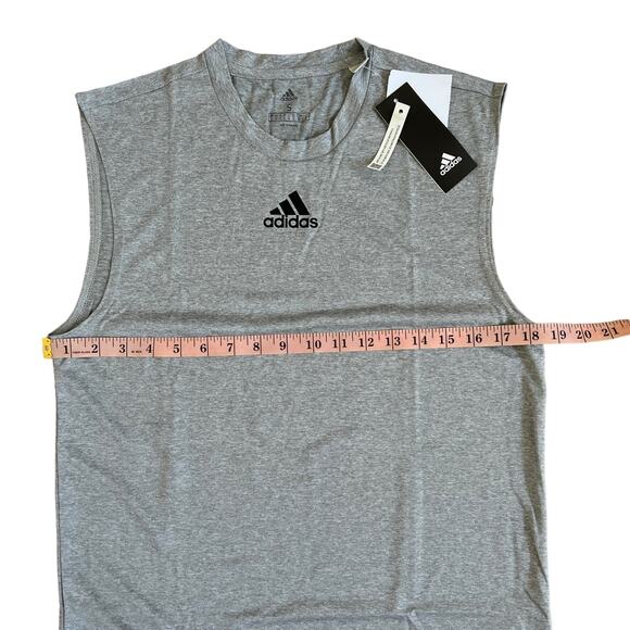 ADIDAS MENS SLEEVELESS PREGAME BOS MUSCLE T SHIRT Size small - Picture 7 of 9